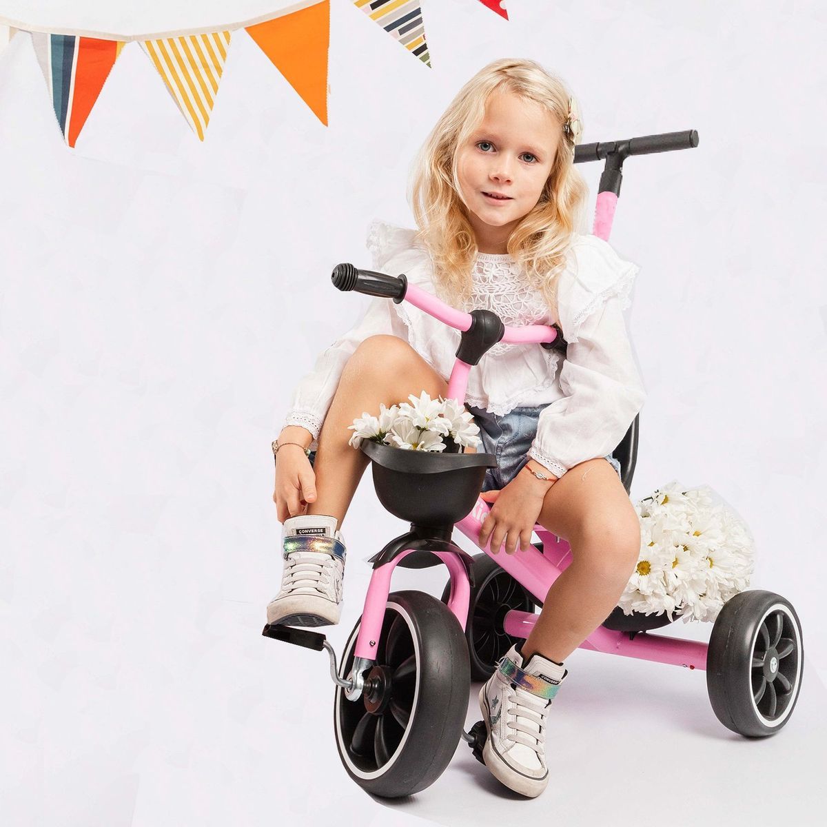 KIDSCOOL - Triciclo Maxi Rosado Desde 1 año