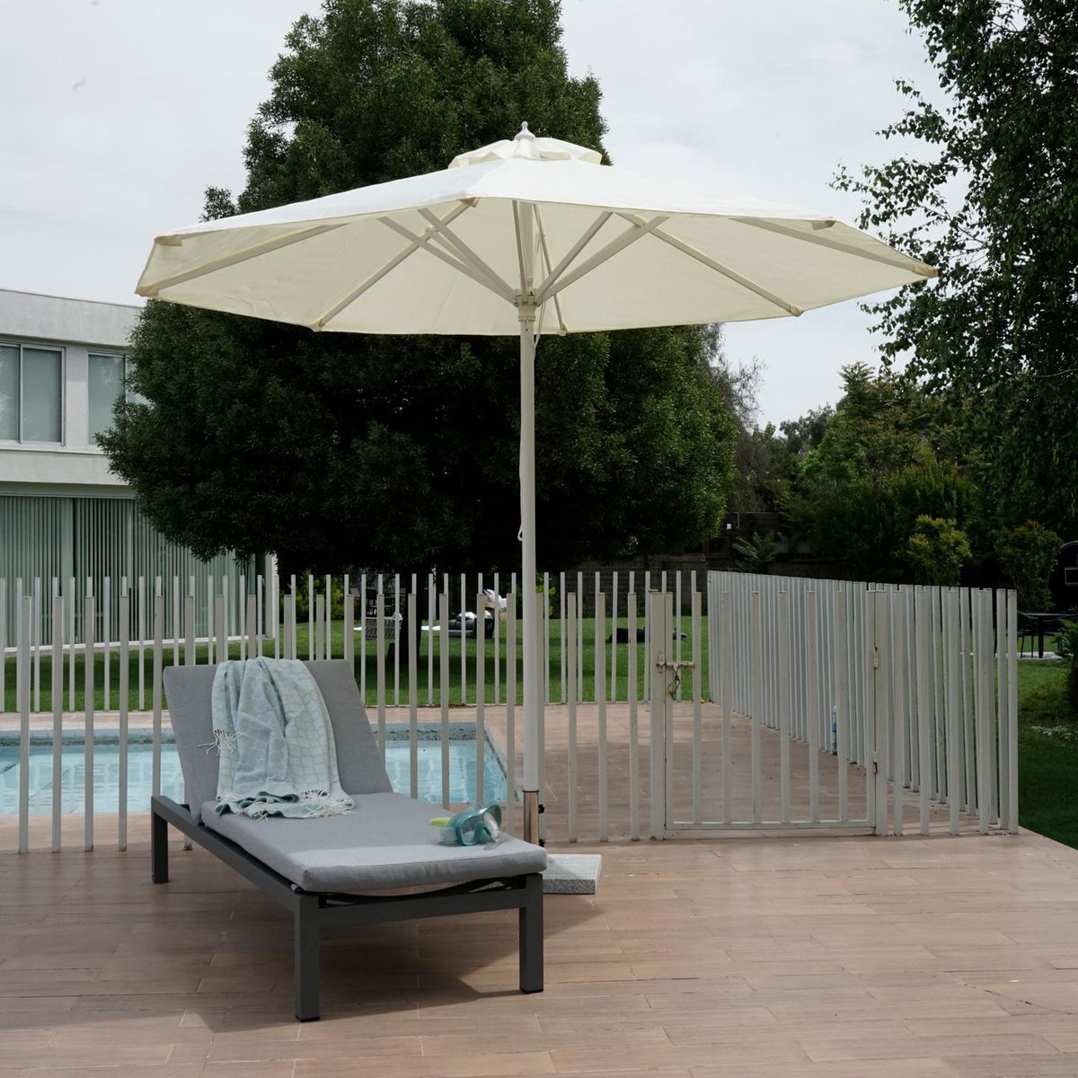 HOGA - Quitasol Full Shade Ibiza 1.5x2.76 metros Ivory