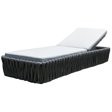 Bed de terraza capri reposera gris dark