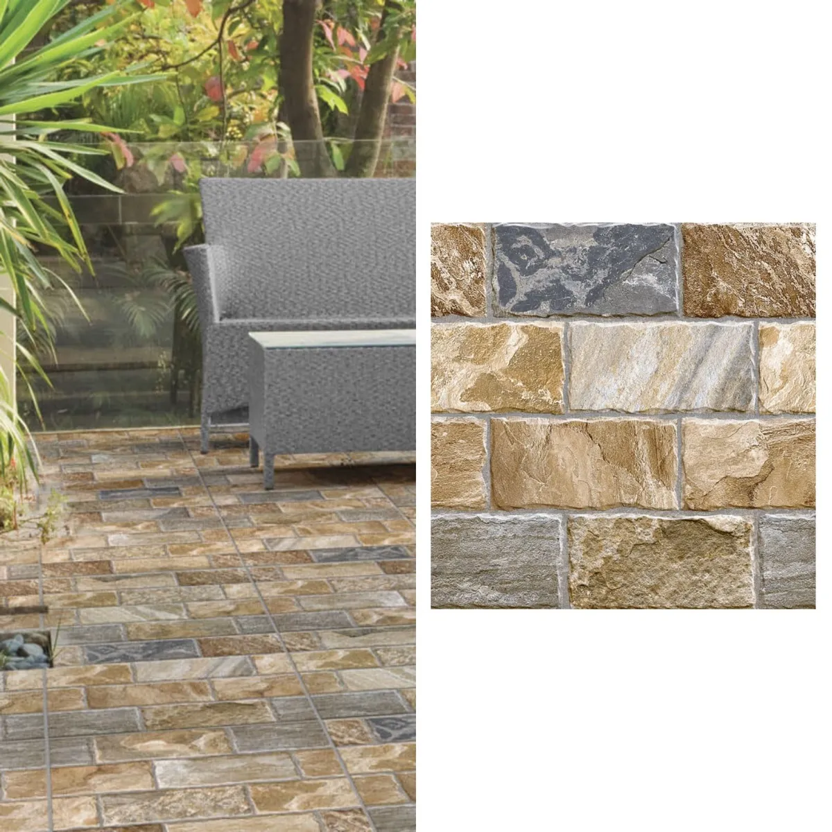 CRISTOFOLETTI - Cerámica 56x56 cm Aragón Multicolor 2.2 m2