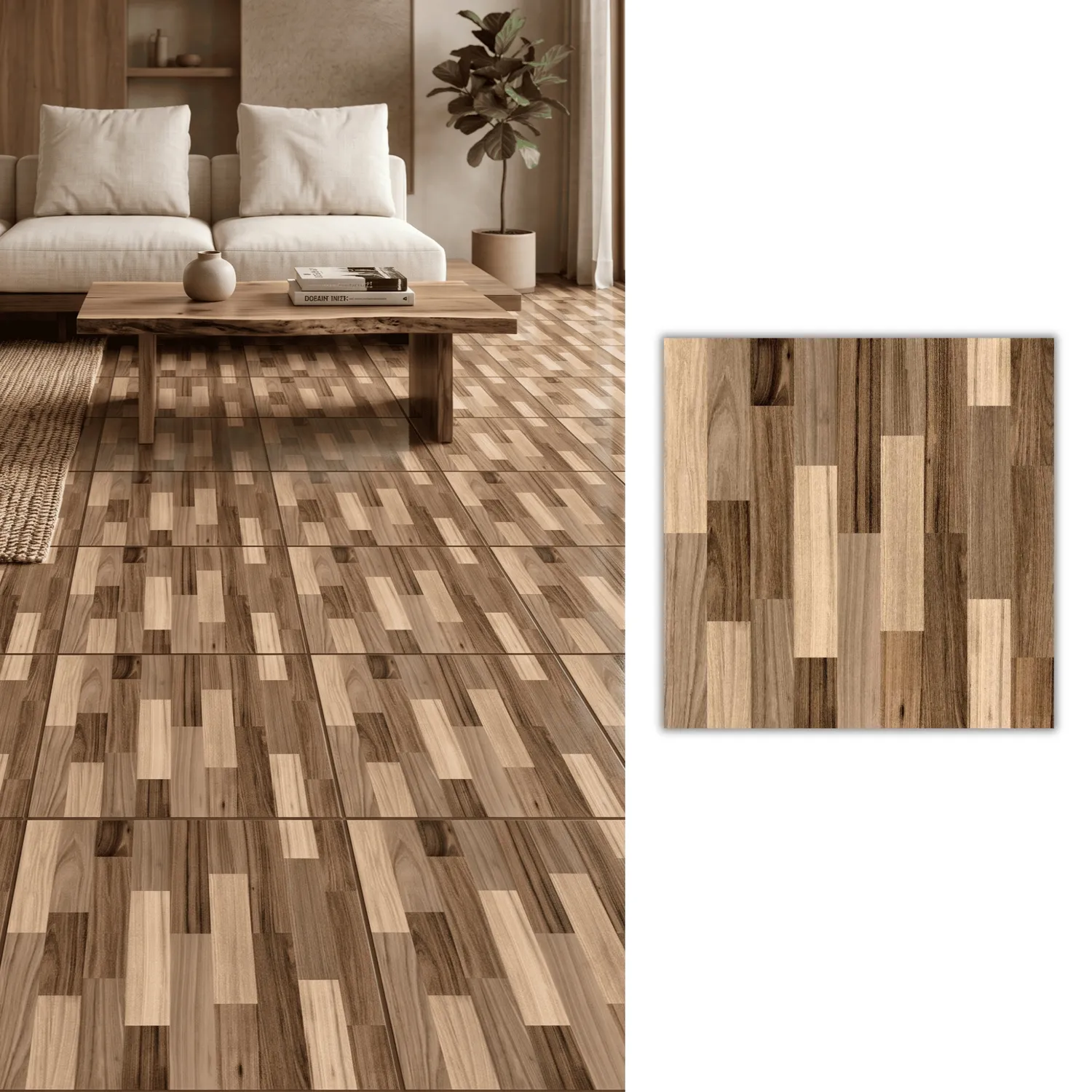 CRISTOFOLETTI Cerámica 56x56 cm Rimini Marrón 2.2 m2 ⚡𝗖𝘆𝗯𝗲𝗿