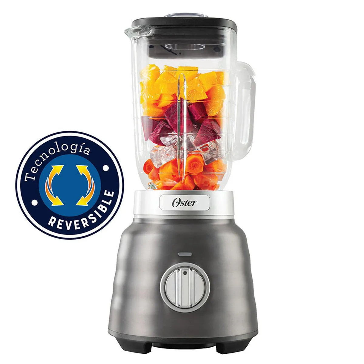 OSTER - Licuadora Max Reversible 1.75 Litros Gris BLSTPBRGR-052