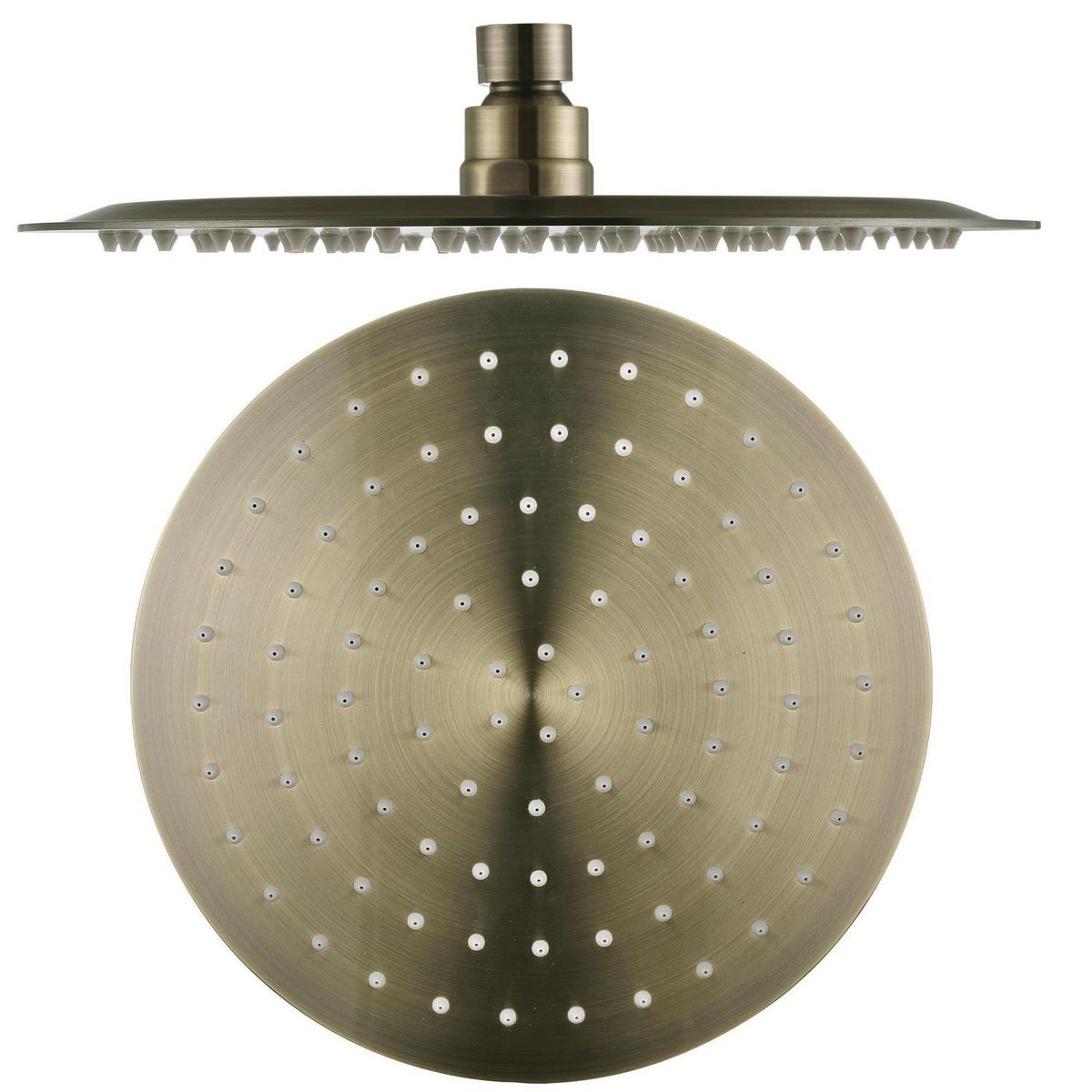 KLIPEN - Ducha fija antique bronze, no incluye brazo