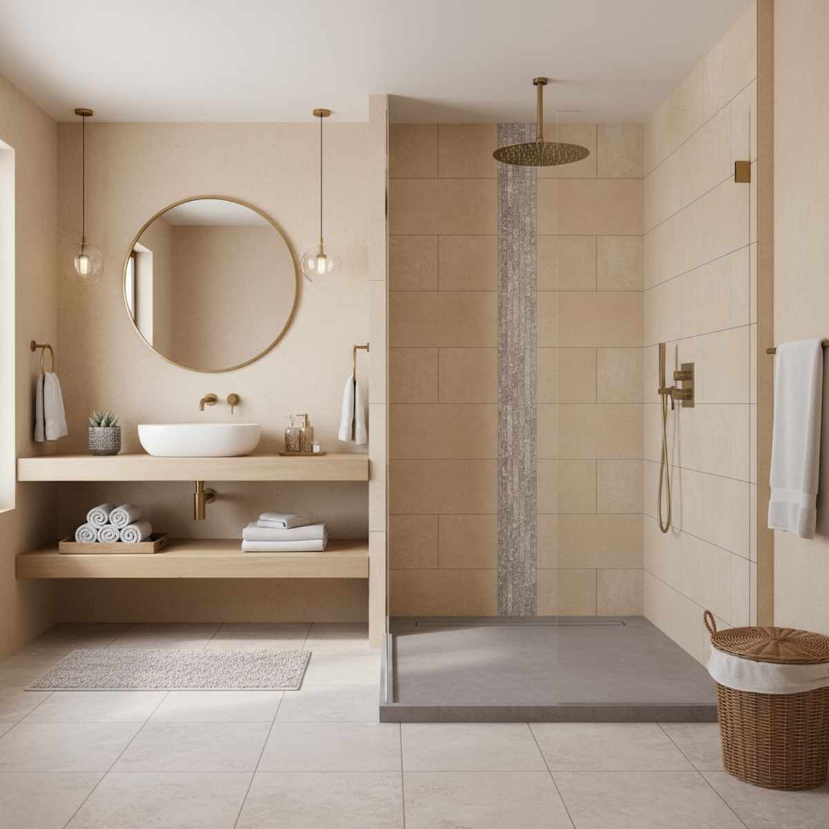 KLIPEN - Ducha fija antique bronze, no incluye brazo