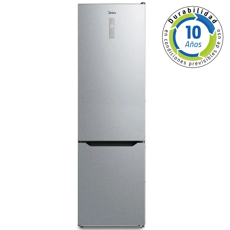 MIDEA Refrigerador Bottom Freezer No Frost 330 Litros Inox MDRB489MTE50