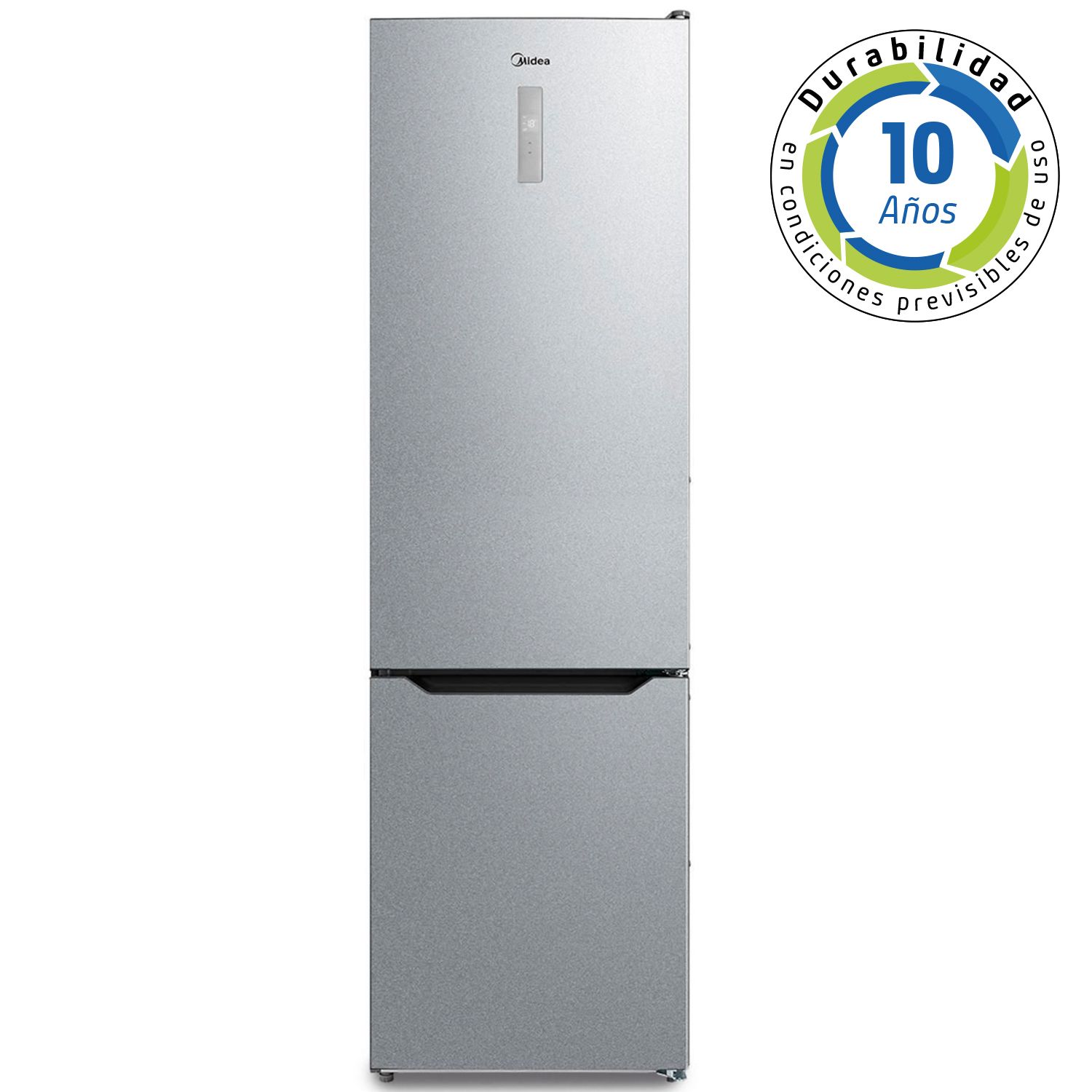 MIDEA Refrigerador Bottom Freezer No Frost 330 Litros Inox