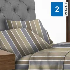 ILLUSIONS - Sabana 144 Hilos Gris