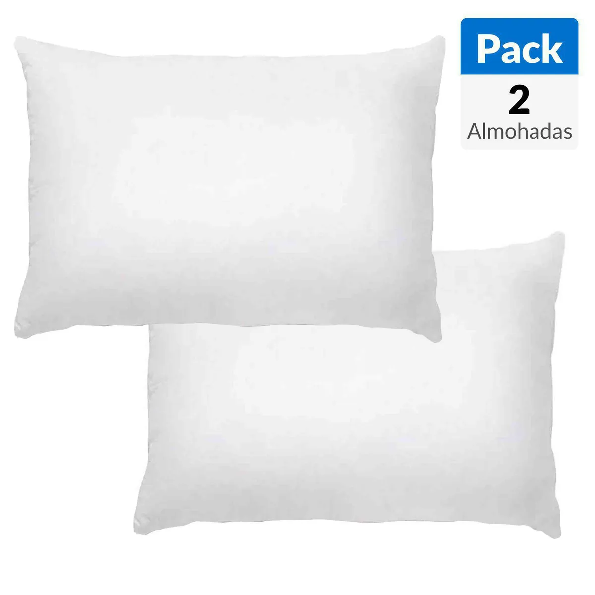 ILLUSIONS - Pack de 2 Almohadas MF Premium de Espuma para Dormir 50x60 cm