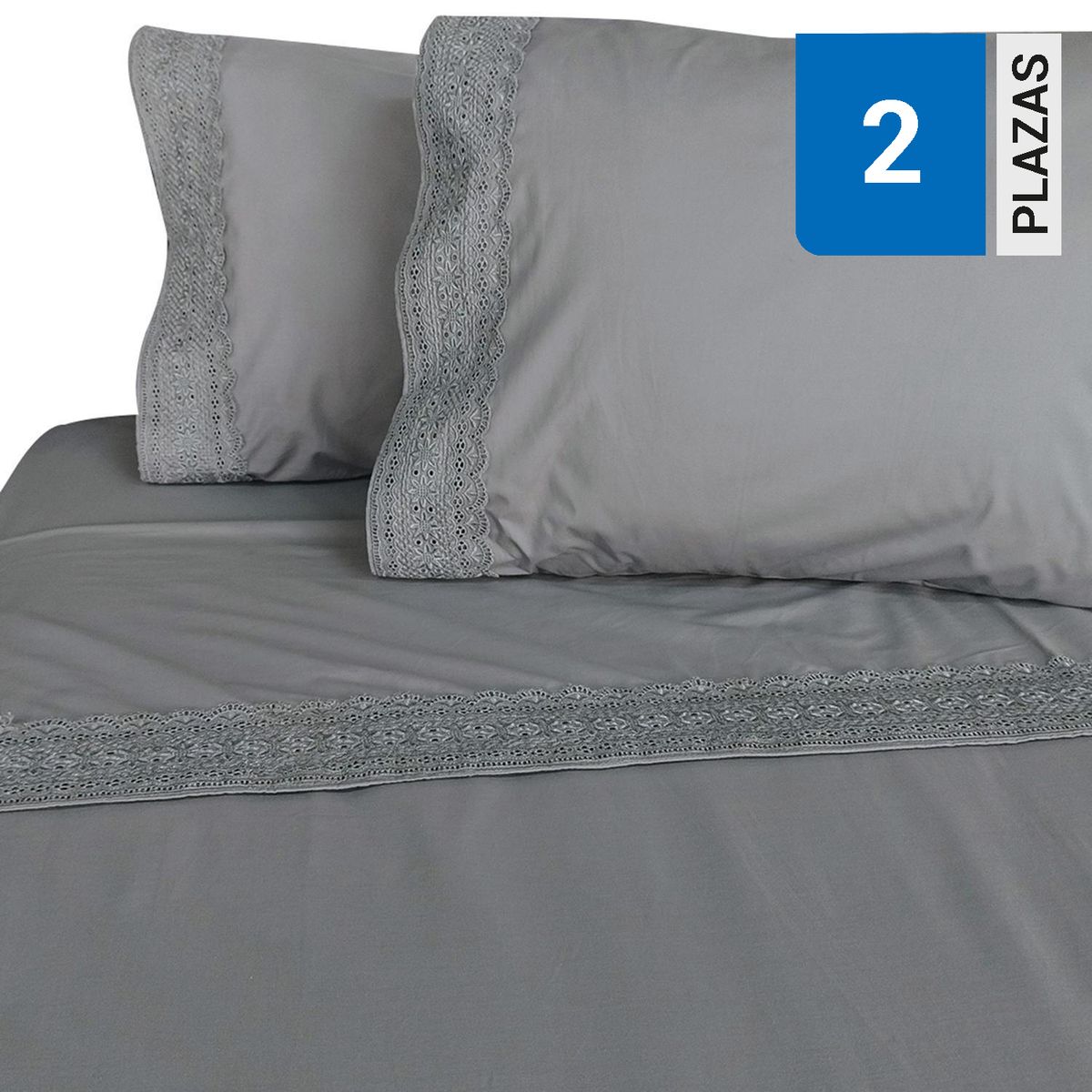 ILLUSIONS - Sábana Broderie 180 Hilos