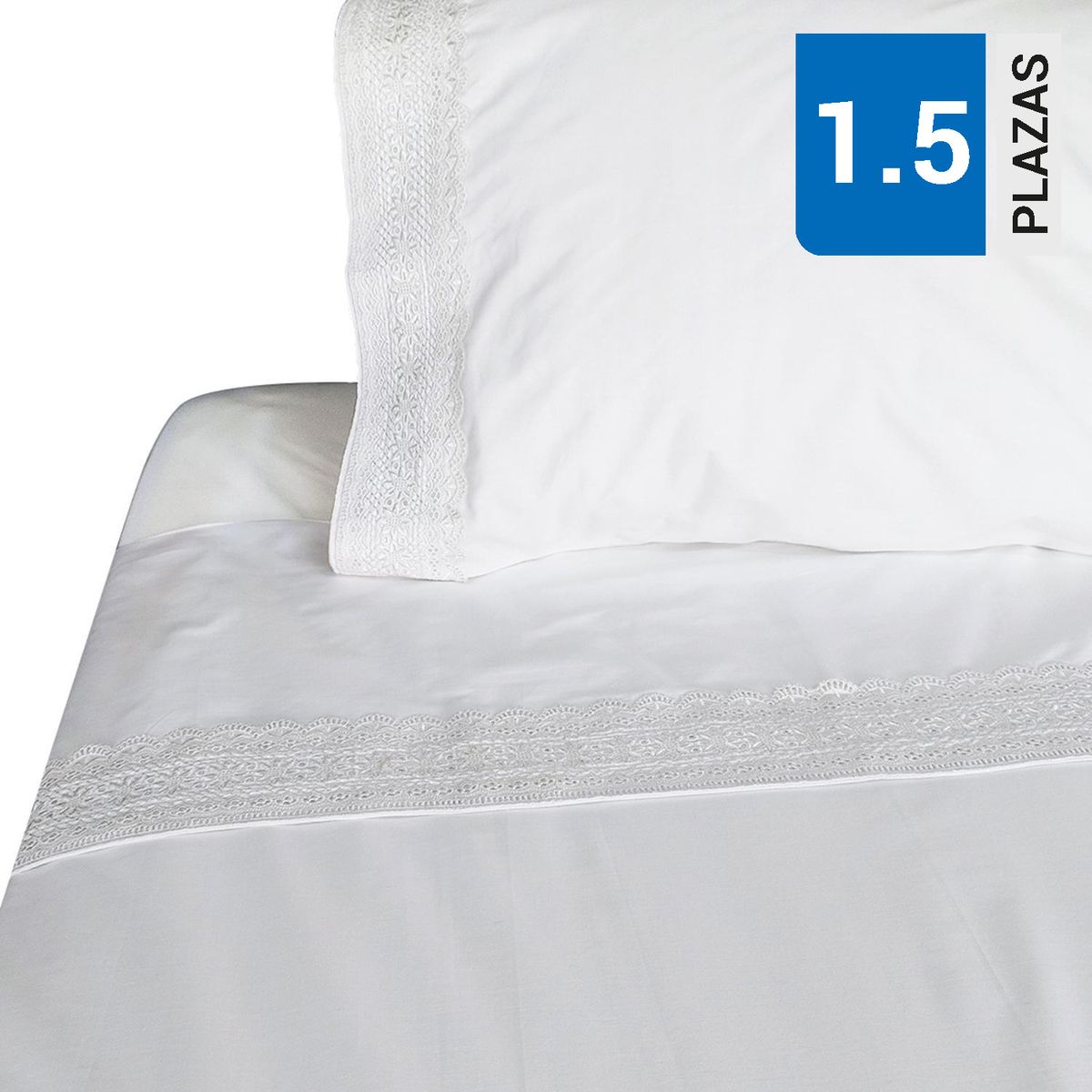 ILLUSIONS - Sábana Broderie 180 Hilos