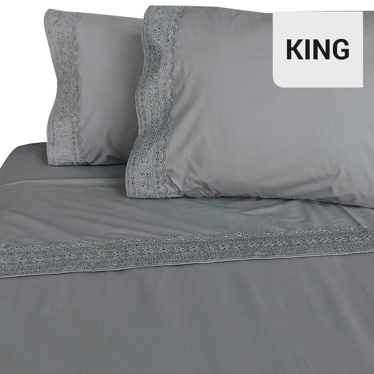 ILLUSIONS - Sábana Broderie 180 Hilos