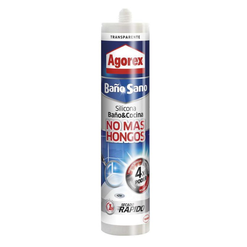 AGOREX - Silicona baño sano blanco 300ml