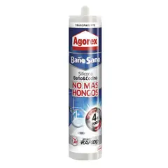 AGOREX - Silicona baño sano blanco 300ml