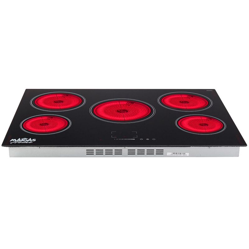 MAIGAS - Encimera Vitrocerámica 5 Platos Negro CEV05