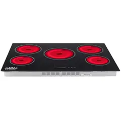 MAIGAS - Encimera Vitrocerámica 5 Platos Negro CEV05