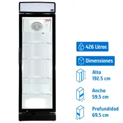 MAIGAS - Visicooler 426 l. blanco