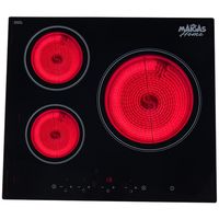 Encimera Inducción 3 Platos Negro CEI03