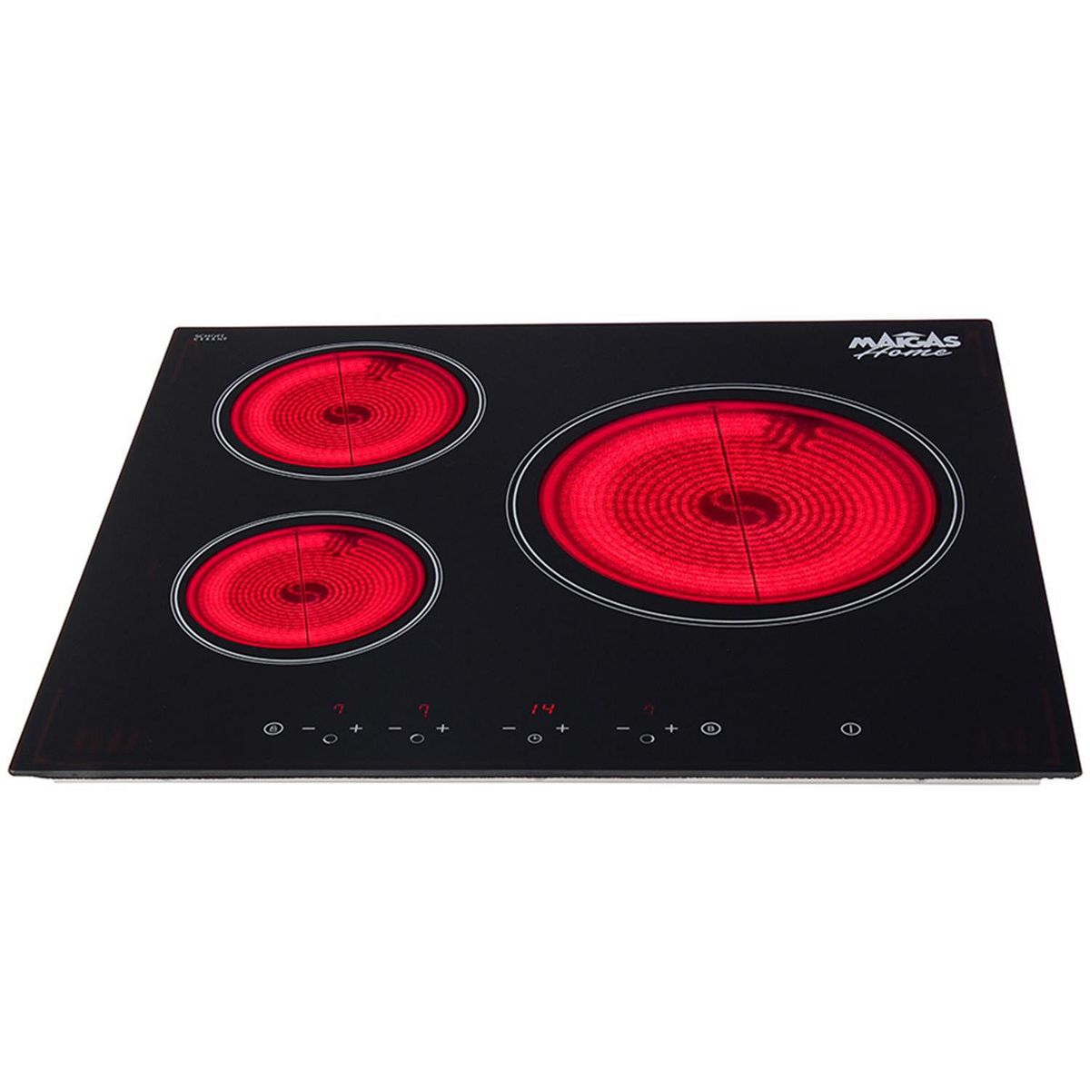 MAIGAS - Encimera Inducción 3 Platos Negro CEI03