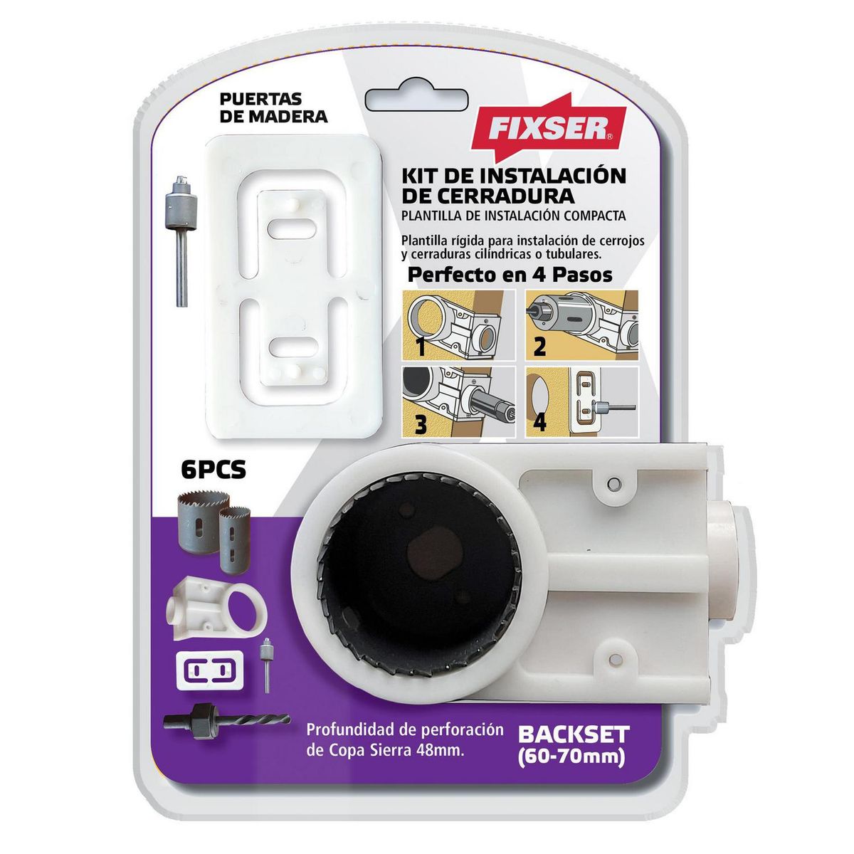 FIXSER - Kit Instalador Para Cerraduras