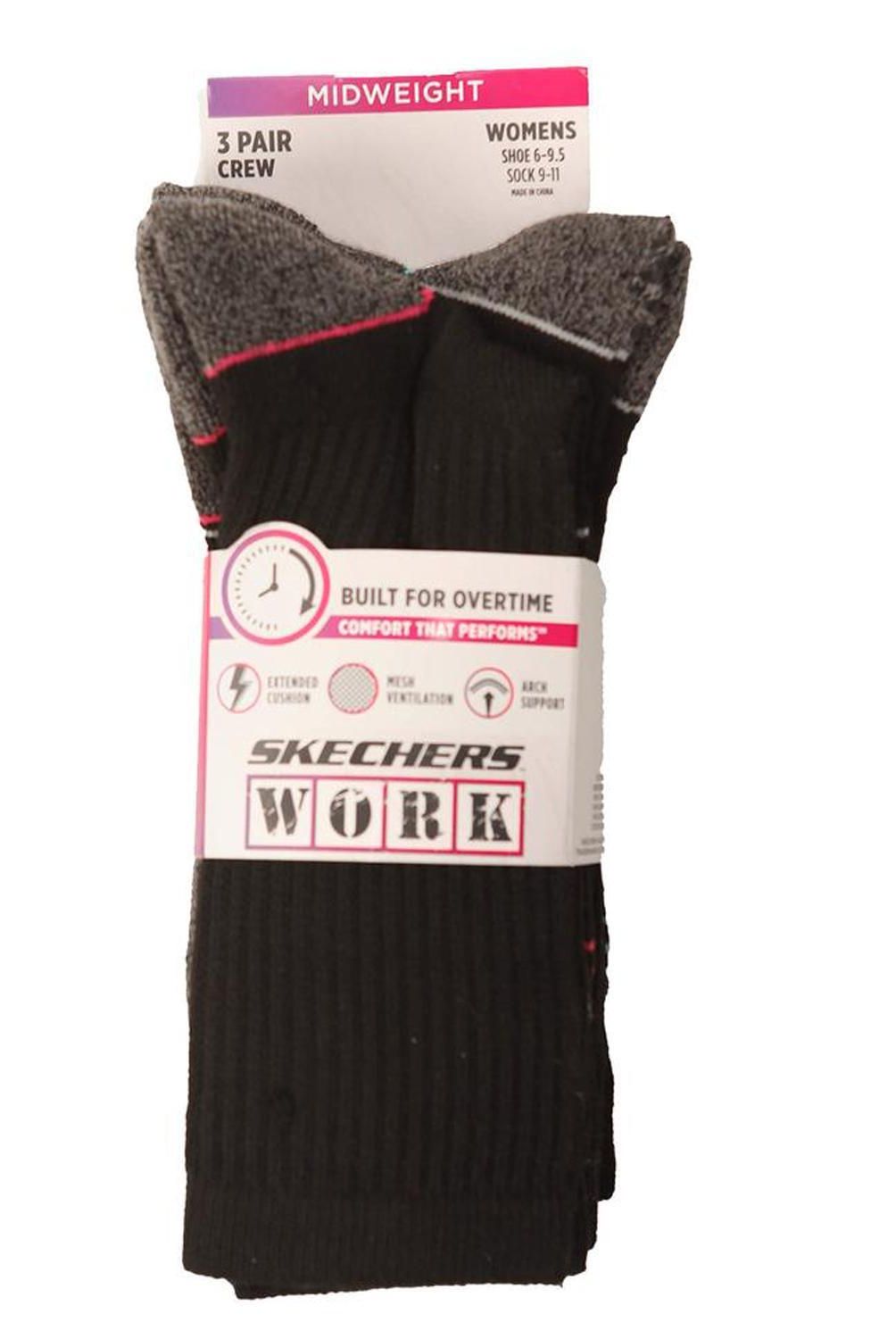 SKECHERS WORK - Pack 3 calcetines técnicos Mujer