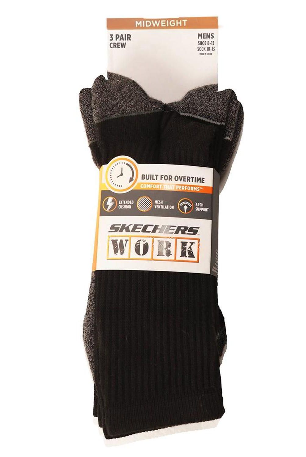 SKECHERS WORK - Pack 3 calcetines técnicos Hombre