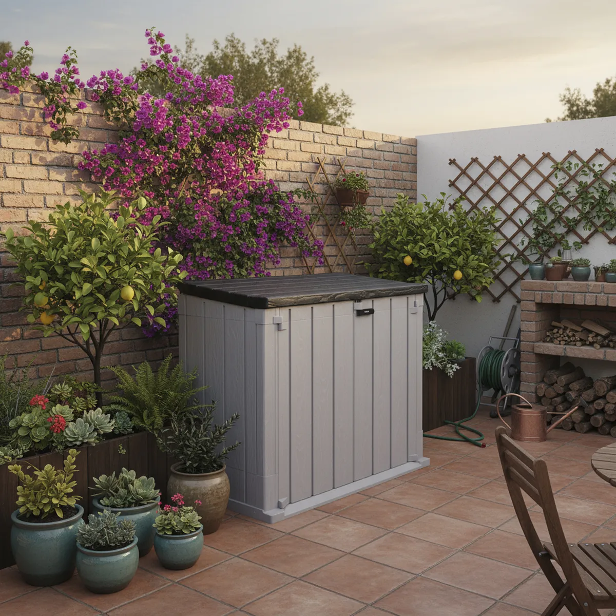 IMPORTADORA USA - Bodega jardín italiana 129x74x111cm