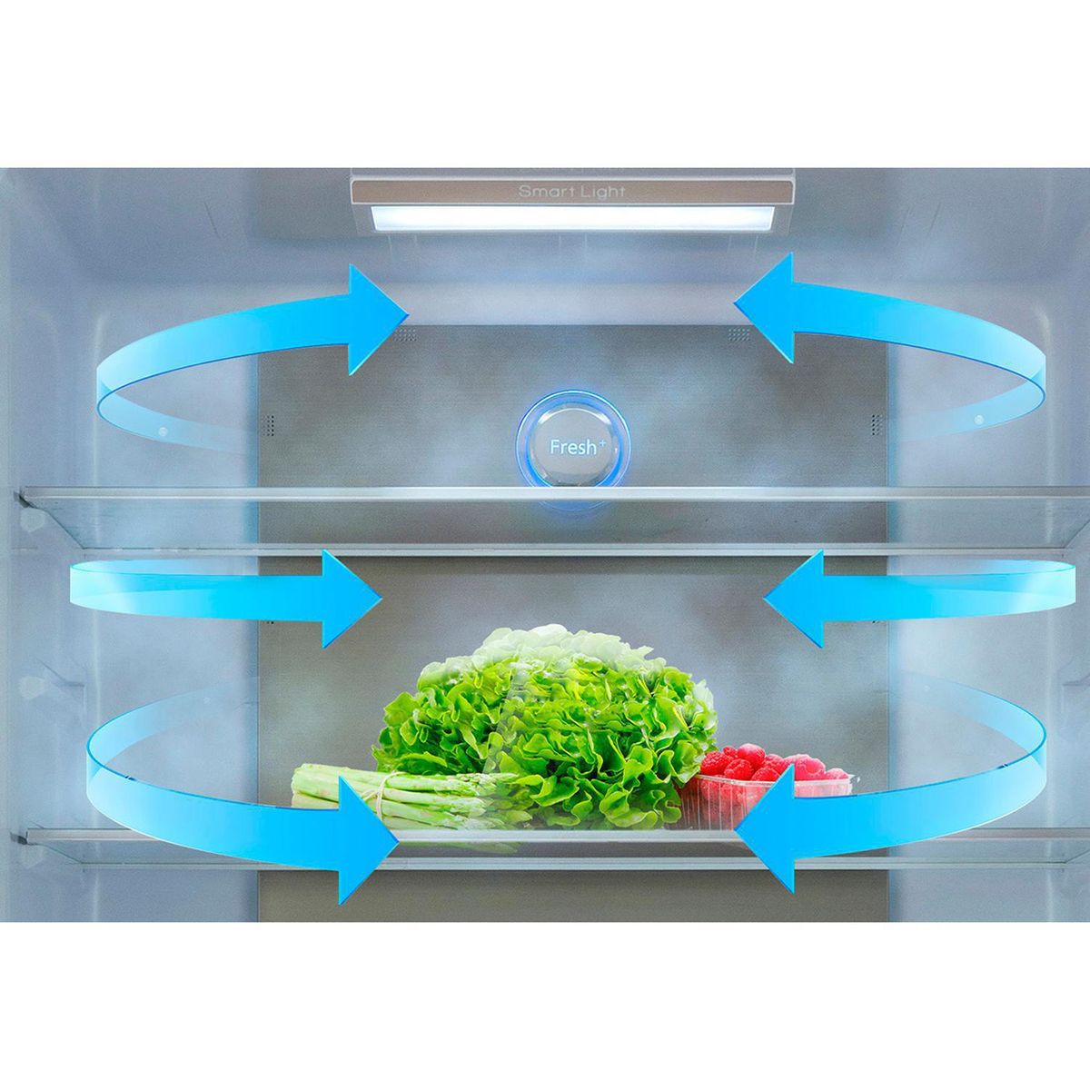 MAIGAS - Refrigerador/Cava 3 Puertas Side by Side No Frost 514 Litros Negro BC562N