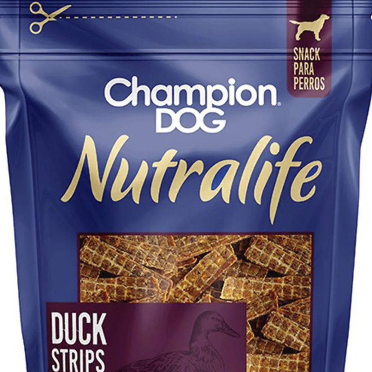 CHAMPION DOG - Snack nutralife strips de pato 65 g