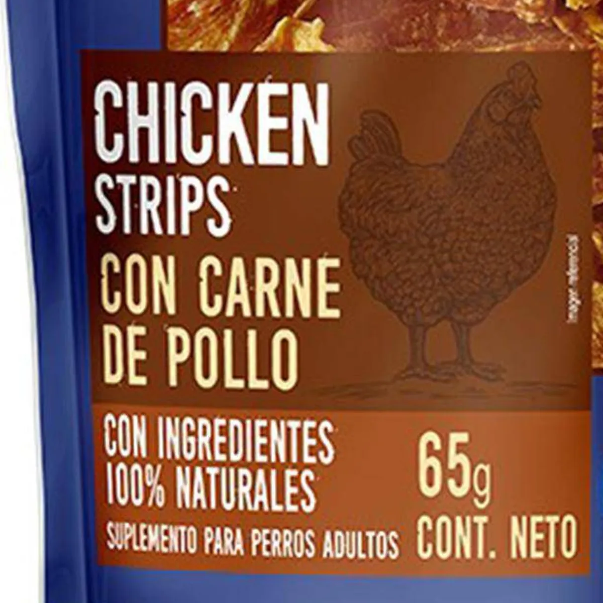 CHAMPION DOG - Snack nutralife strips de pollo 65 g
