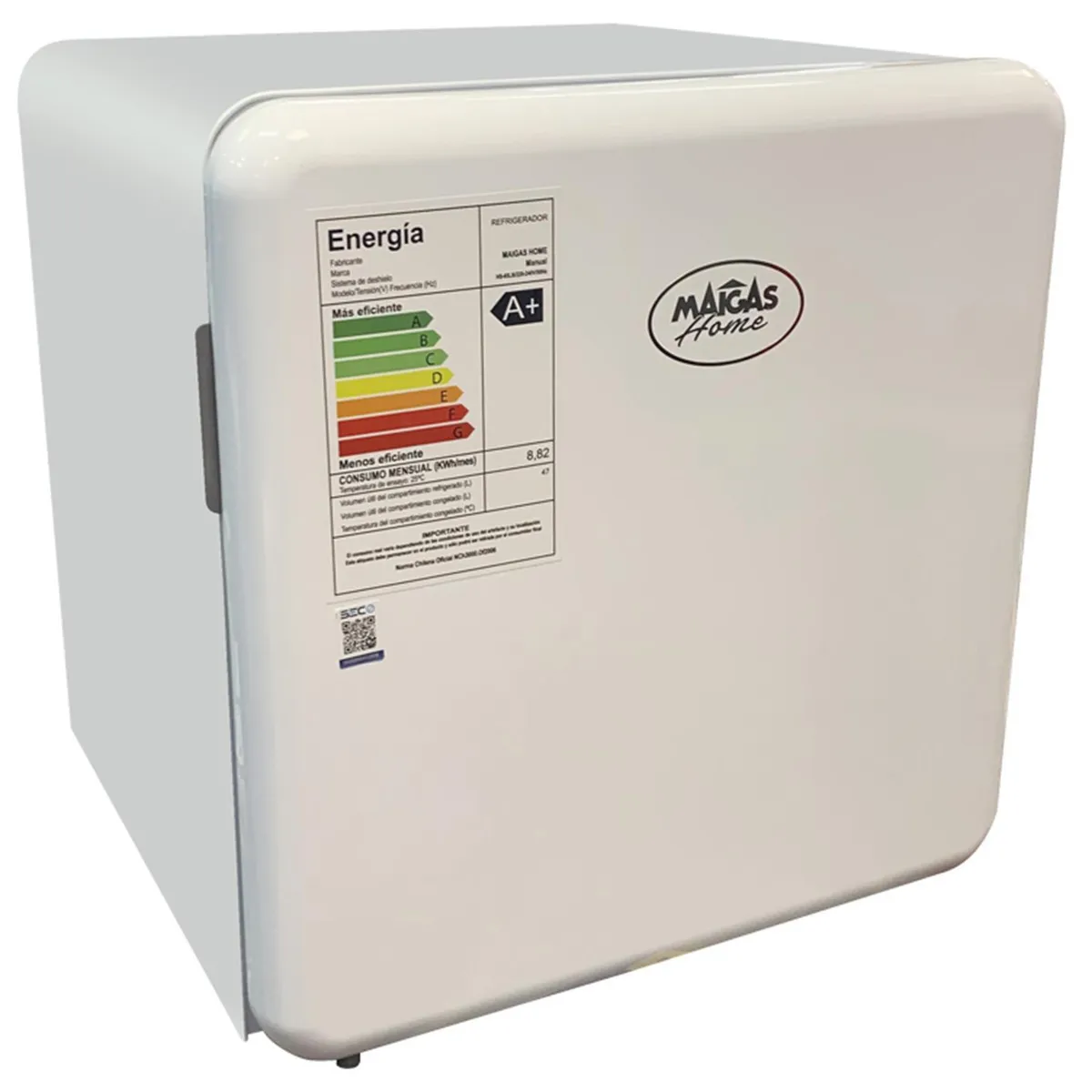 MAIGAS - Minibar Retro Litros Blanco HS-65LB