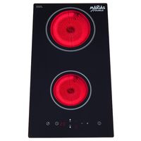 Encimera Inducción 2 Platos Negro CEI02