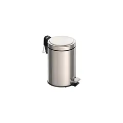 TRAMONTINA - Basurero 3 Litros Acero-PVC Gris
