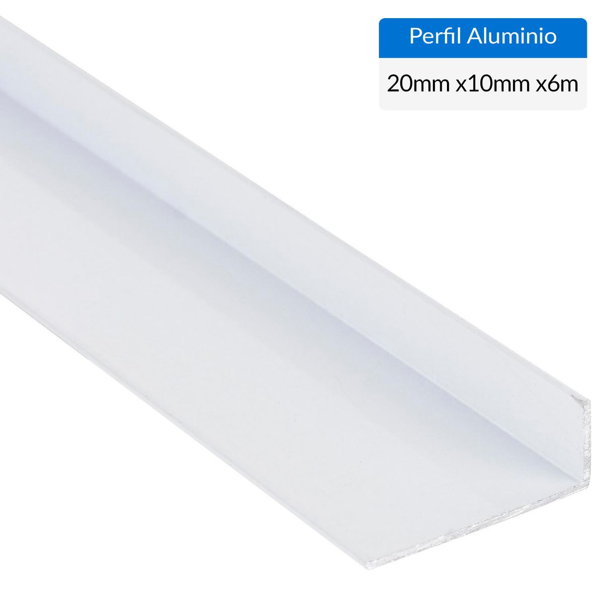 SUPERFIL - Ángulo 20 x 10 blanco 6 metros