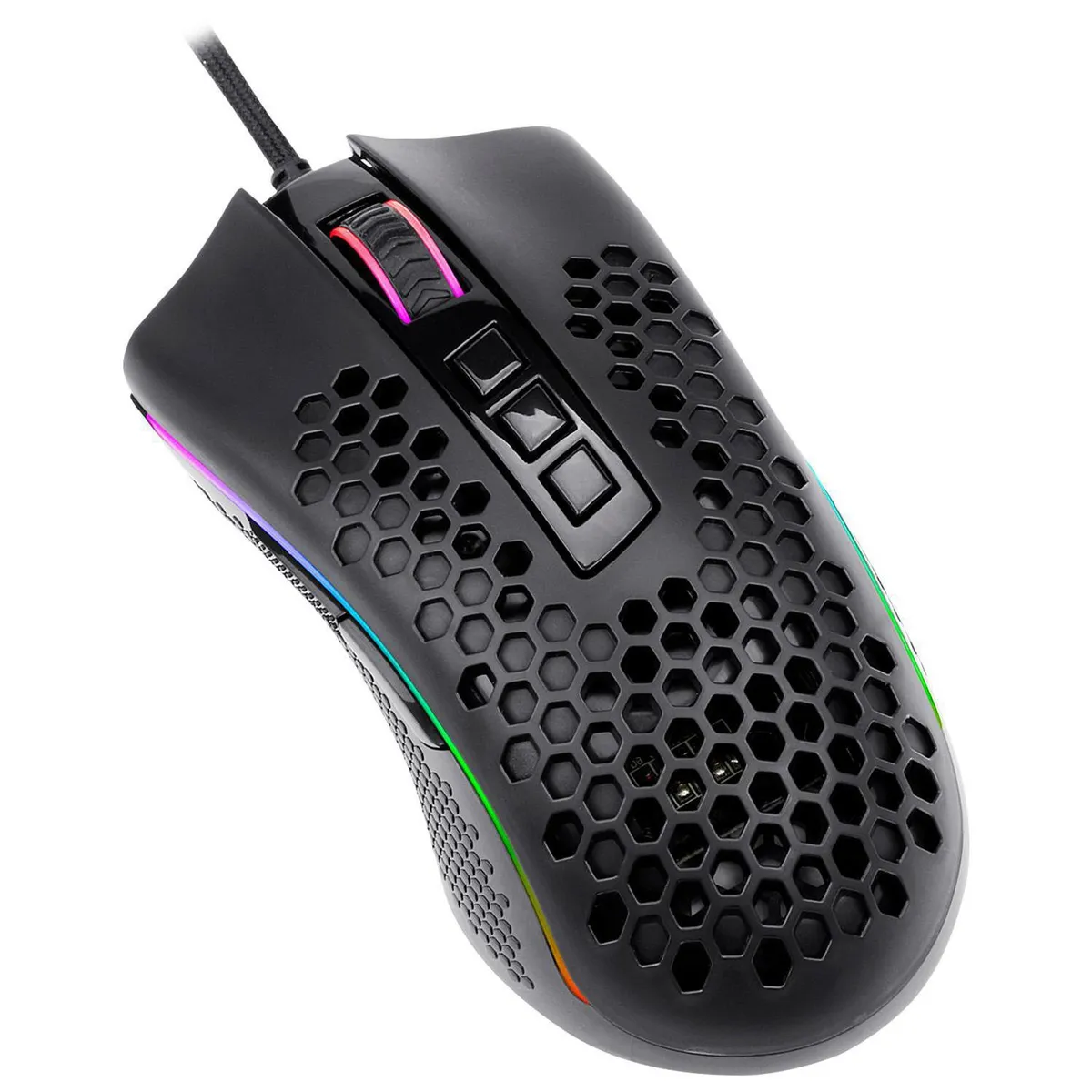 REDRAGON - Mouse gamer RGB Storm M988 negro