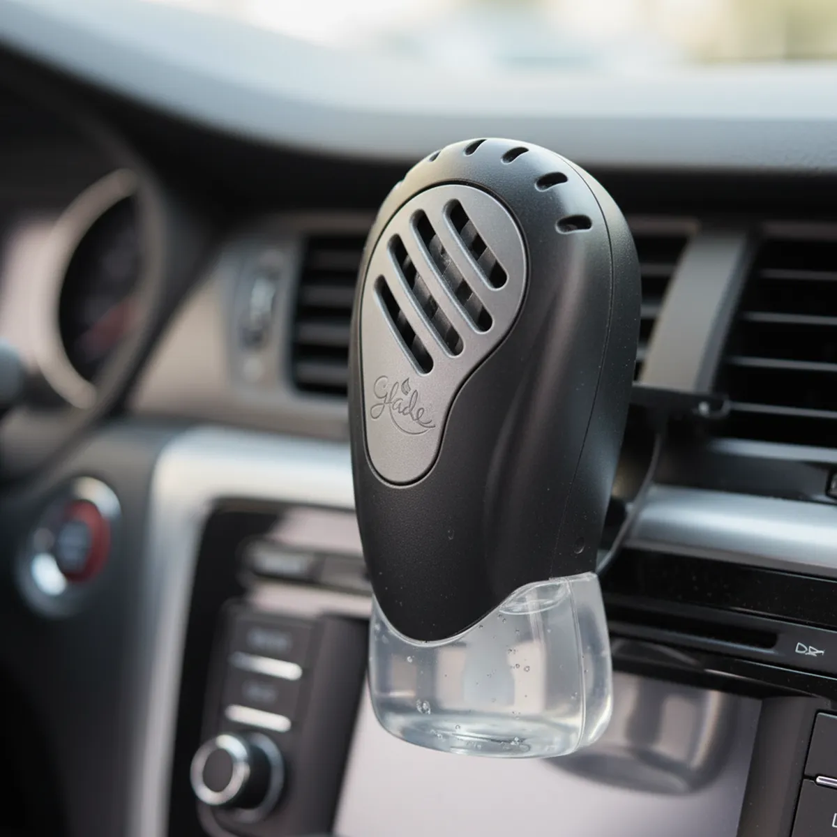 GLADE - Ambientador Glade Auto Nuevo 7 ml Aroma Refrescante para Vehículo