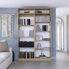 TUHOME - Combo 2 estantes + complemento macadamia