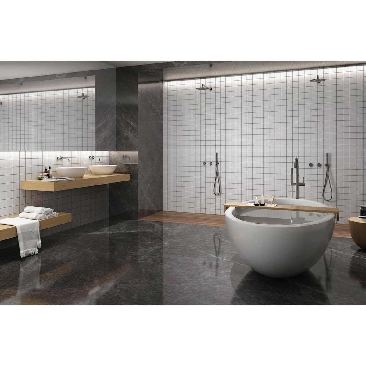 KLIPEN - Cerámica Muro 10x10 cm Ice Blanco 1.52 m2