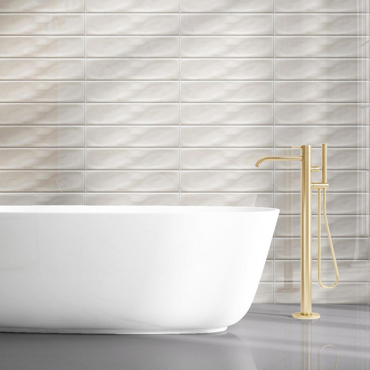 KLIPEN - Cerámica 6.8x28 cm Ice Craft Gris 1 m2