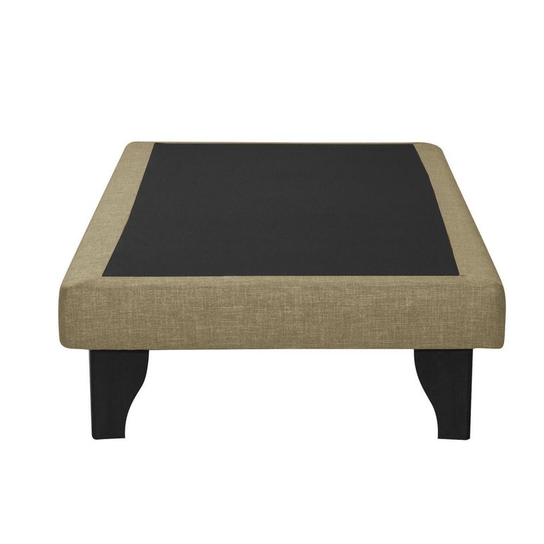 INTERMUEBLES Base Dreams 1 pl tela Mostaza