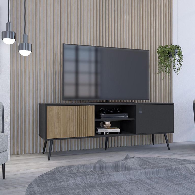 TUHOME Rack TV 59 funes eco 150 wengue