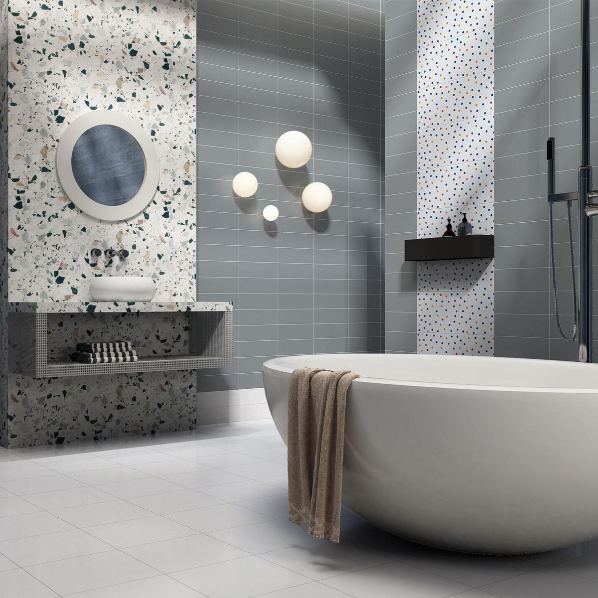 KLIPEN - Cerámica 10x30 cm Ice Gris 1.2 m2