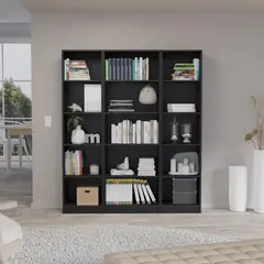 TUHOME - Combo 2 estantes 45cm + estante 62cm wengue