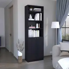 TUHOME - Combo estante 2 puertas + complemento wengue