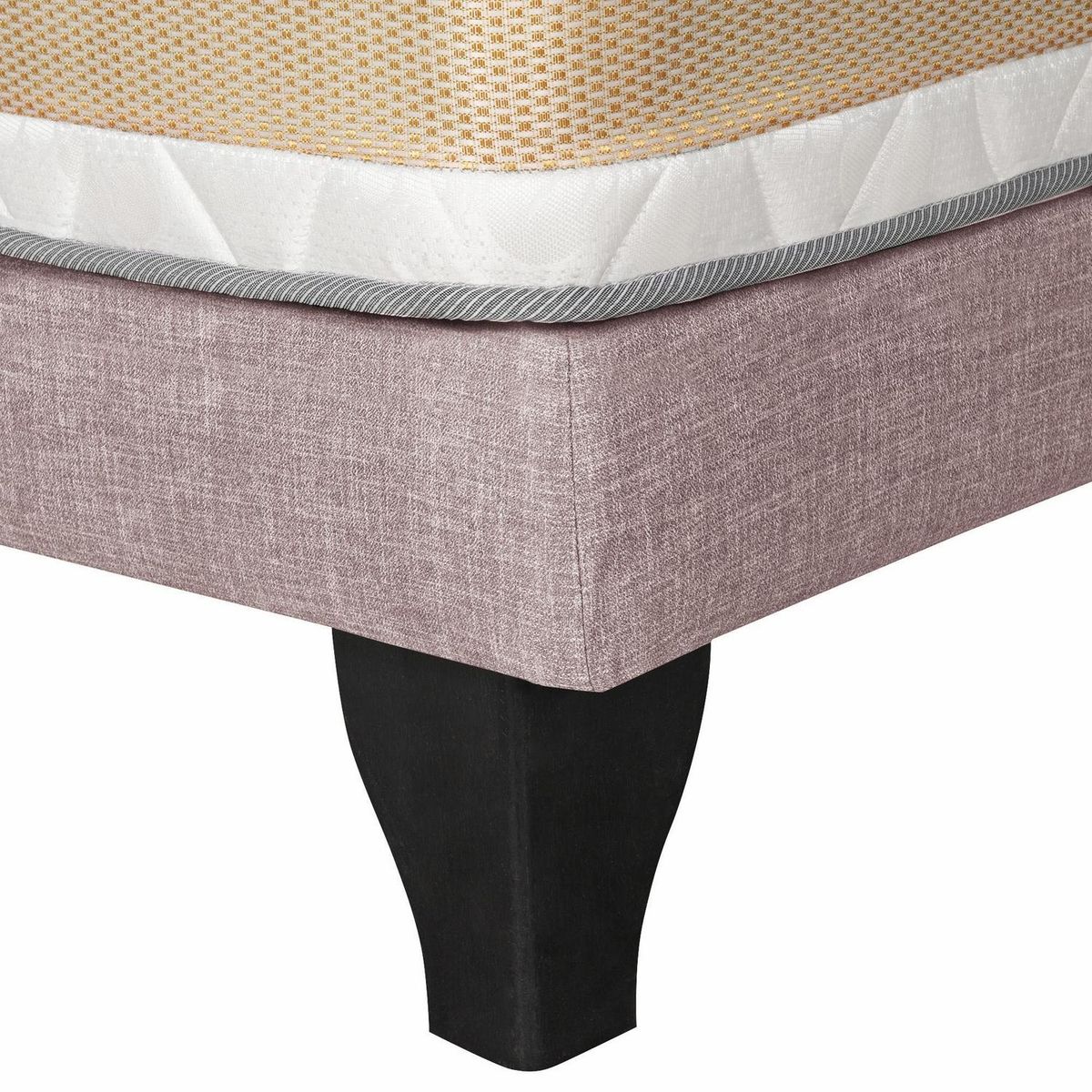 INTERMUEBLES - Cama King Europea Confort Gold Rosa