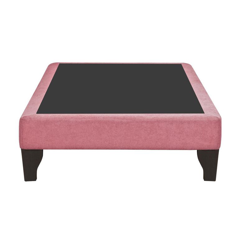 INTERMUEBLES Base Dreams 1 1/2 pl tela Rosa