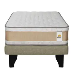 INNOVAMUEBLES - Cama 1 Plaza Europea Confort Gold Beige