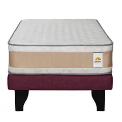 INTERMUEBLES - Cama 1 plaza Europea Confort Gold Burdeo