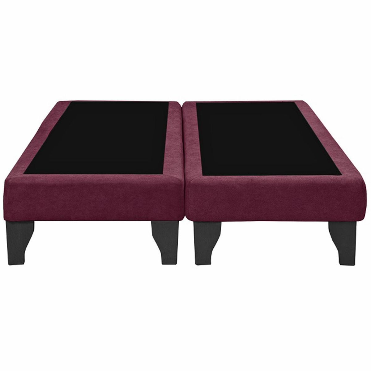 INTERMUEBLES - Base Dreams King tela Burdeo