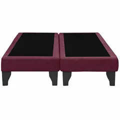 INTERMUEBLES - Base Dreams King tela Burdeo