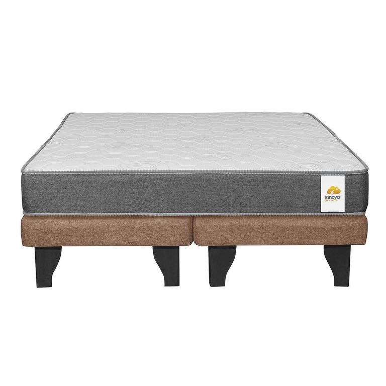 Cama 2 Plazas Europea Confort Silver